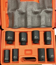 BUSSOLE SET BOCCOLE 3/4 ESAGONALI A IMPATTO 8 PZ 22mm-41mm