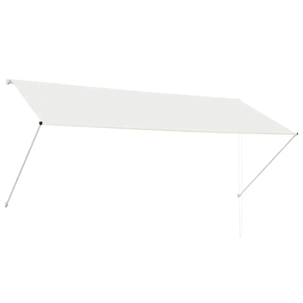 Tenda da Sole Retrattile-Tenda parasole per Patio 300x150 cm Crema