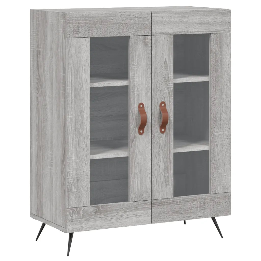 Credenza Grigio Sonoma 69,5x34x90 cm in Legno Multistrato 827762
