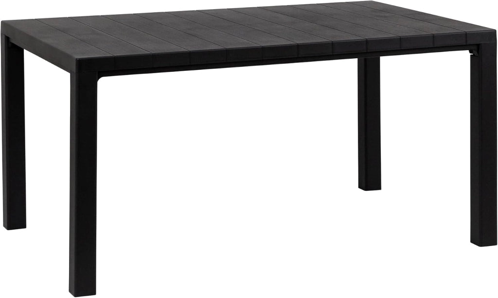 Tavolo da Giardino in Resina Antracite Davide 147 x 88 x 74 cm Toomax