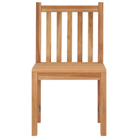 Sedie da Giardino 4 pz con Cuscini in Legno Massello di Teak cod mxl 8371