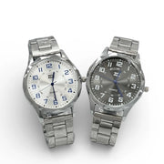 Trade Shop - Orologio Da Polso Uomo Elegante Acciaio 41mm Quadrante Casuale -
