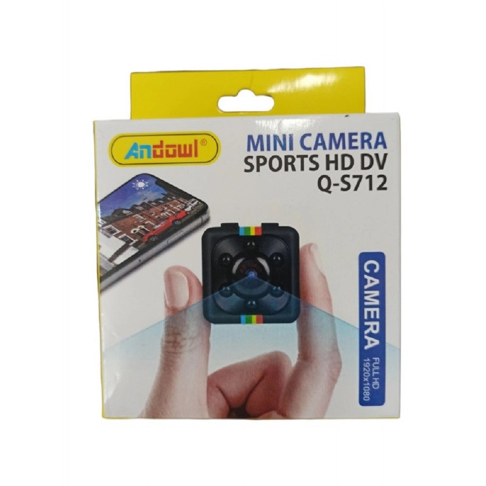 Trade Shop - Mini Telecamera Sicurezza Hd Ricaricabile Compatto Rilevamento Movimento Q-s712 -