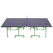 EasyComfort Tavolo da Ping Pong Pieghevole Interno con 8 Ruote 152.5 × 274 × 76cm