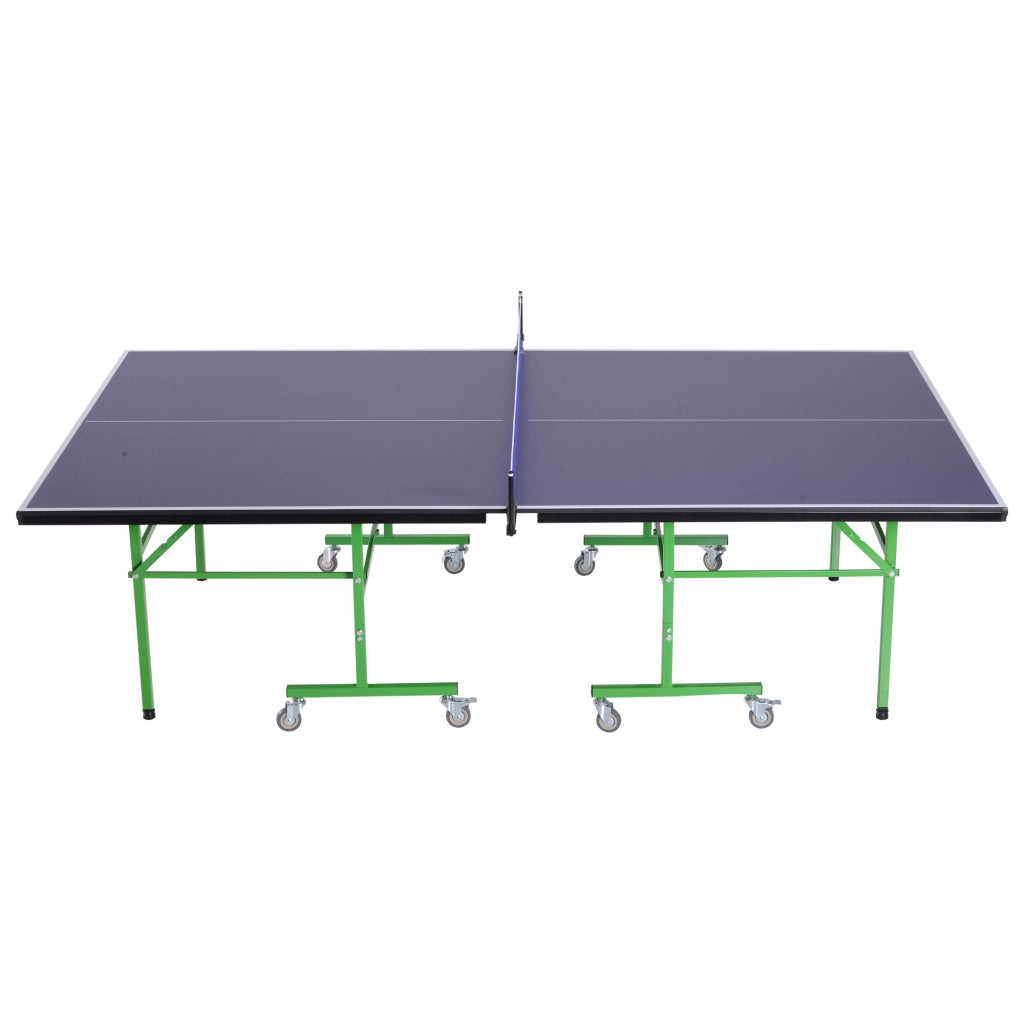 EasyComfort Tavolo da Ping Pong Pieghevole Interno con 8 Ruote 152.5 × 274 × 76cm
