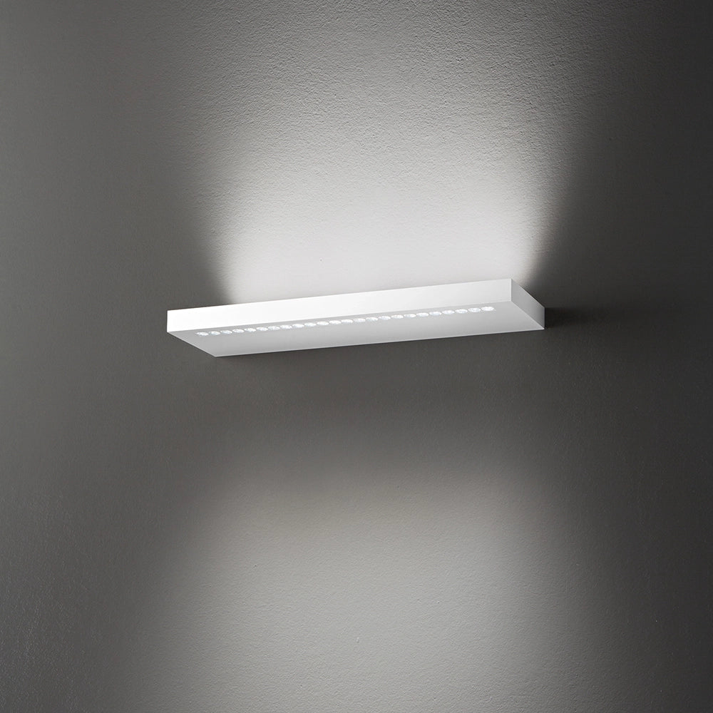 Applique Moderna Bed Metallo Bianco Led 28W 3000K