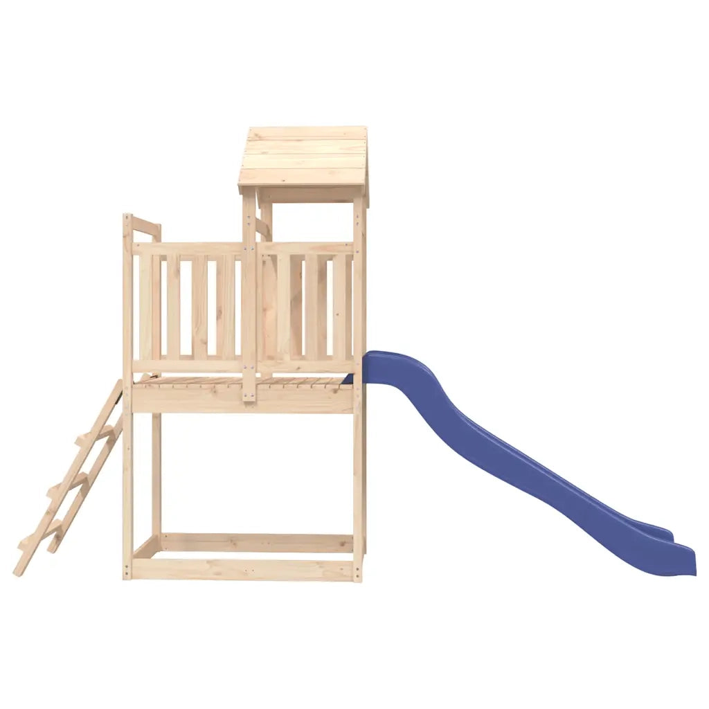 Set da Gioco da Esterno in Legno Massello di Pino CFW1231285