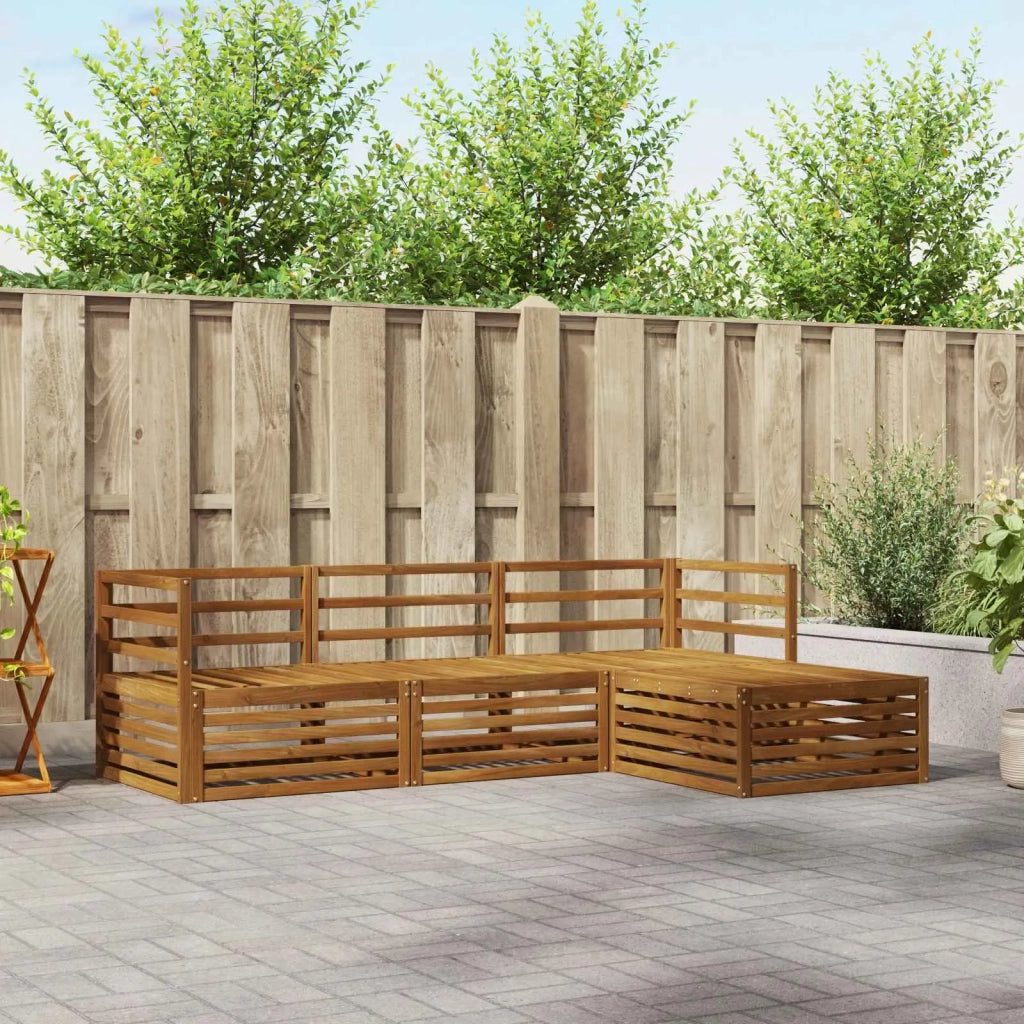 Set di divani da esterno Naturale 245,5 x 162,5 x 73 cm