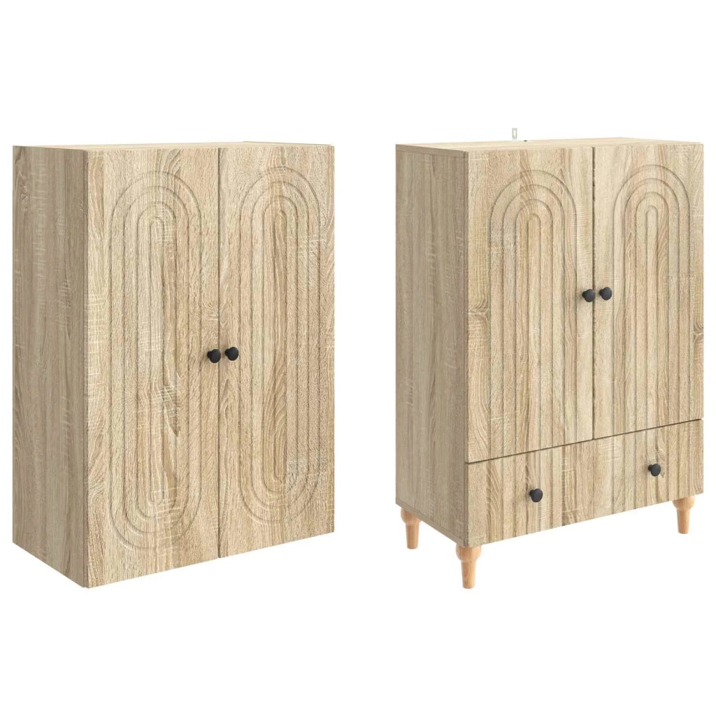 Set di armadi 2 pcs 66 x 34,5 x 95 cm Legno ingegnerizzato