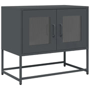 Mobile TV | Armadietto TV | Mobile Porta TV Antracite 68x39x60,5 cm in Acciaio Laminato a Freddo