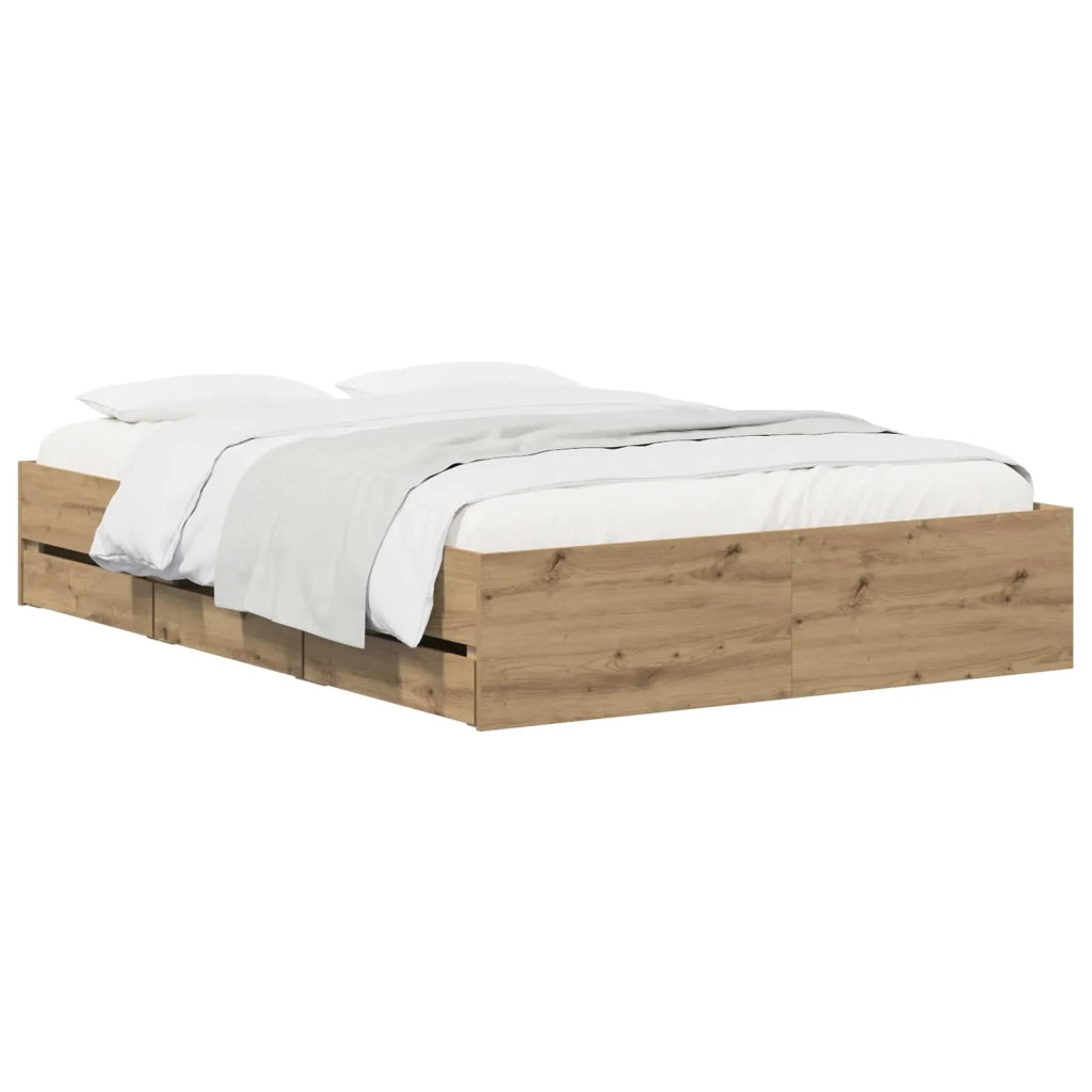 Telaio del letto con storage Rovere Artigianale 140 x 190 cm 3445766