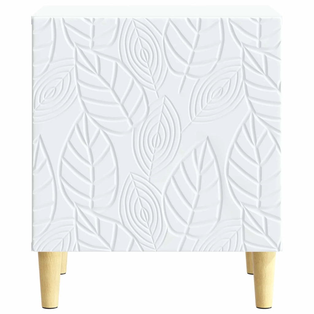 Comodino 2 pcs Bianco 43 x 34,5 x 50 cm Legno ingegnerizzato 895026