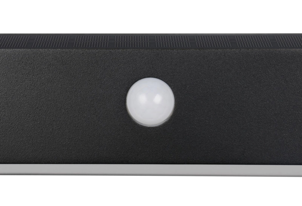 Applique da esterno LED solare nera IP44 SILVES RL
