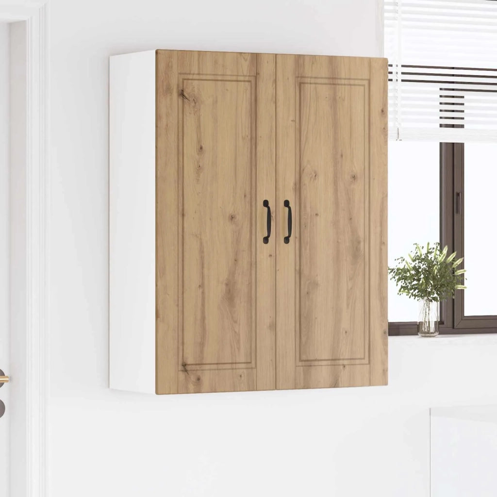 Armadietto a muro PORTO Rovere artigianale 80 x 31 x 100 cm
