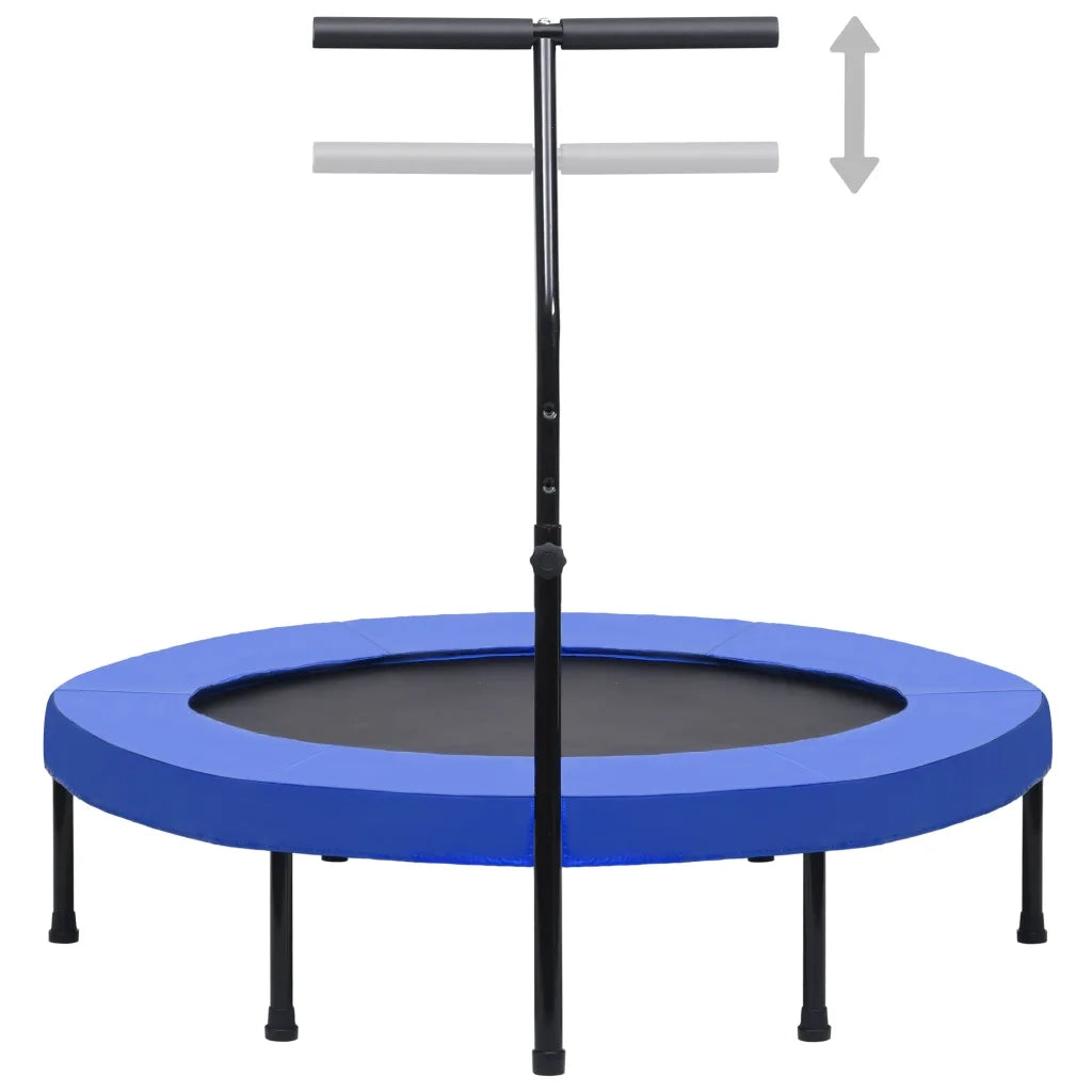 Trampolino da Fitness con Manico e Tappetino di Sicurezza 122cm 92489