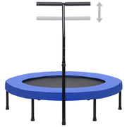 Trampolino da Fitness con Manico e Tappetino di Sicurezza 122cm 92489