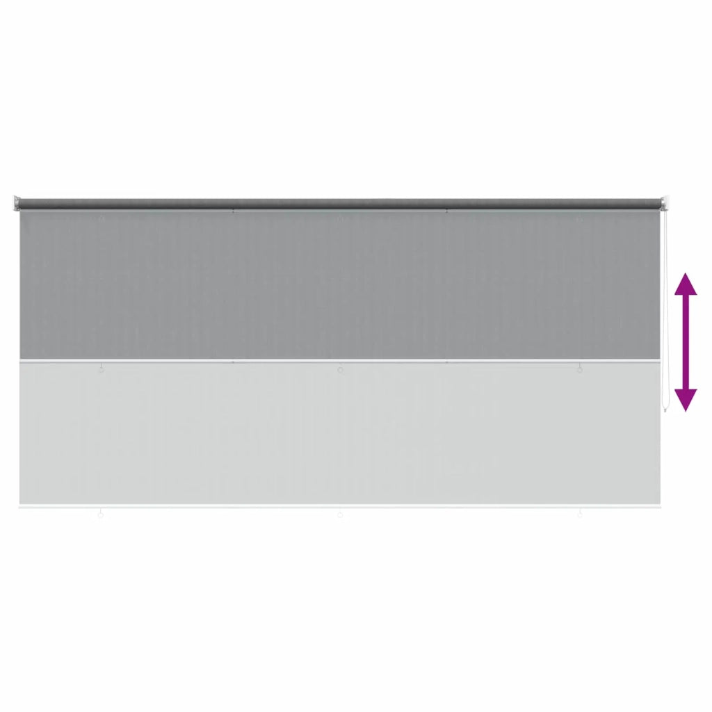 Tenda a Rullo Esterno Blocco UV 90% Grigio Chiaro 400 x 230 cm 42036141
