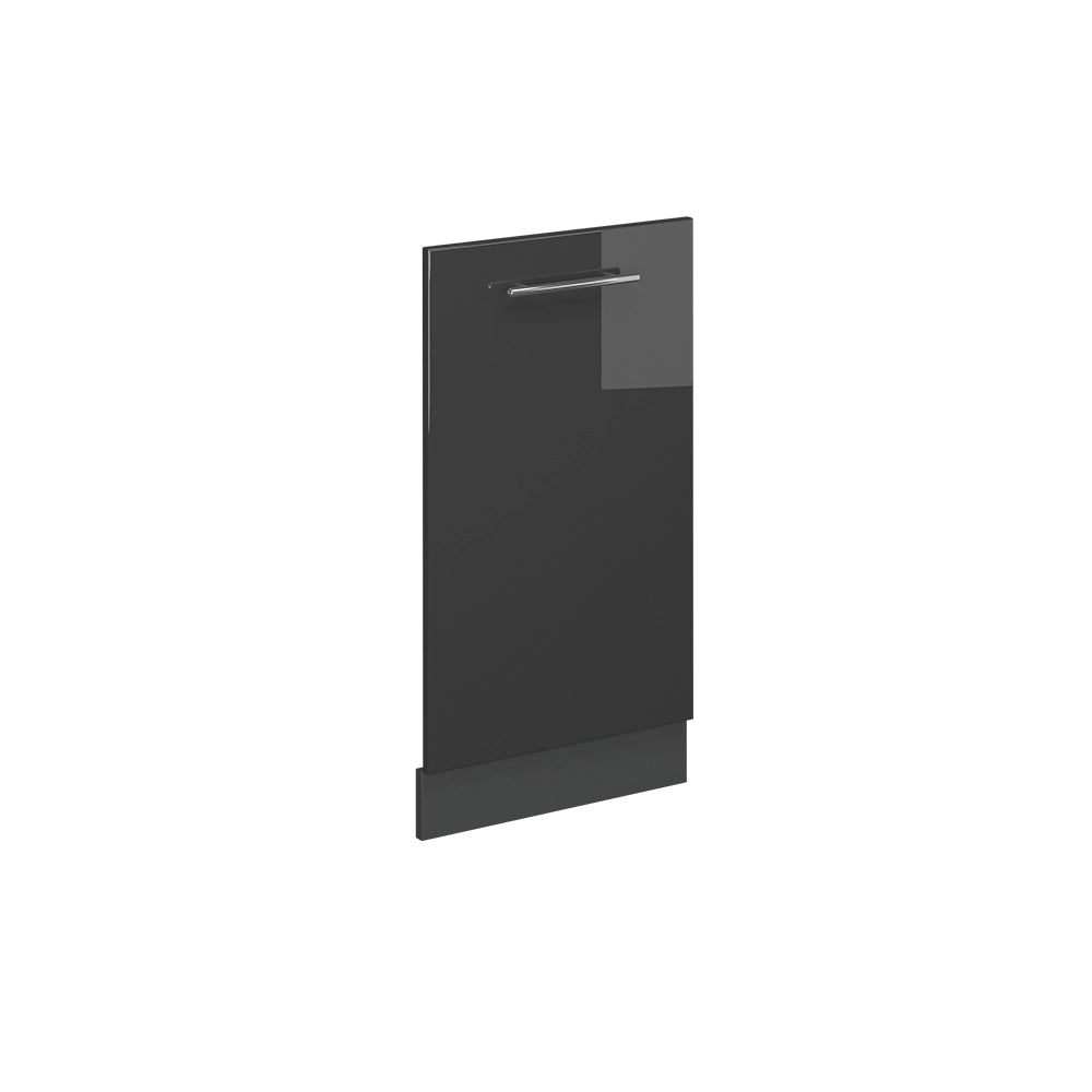 Vicco Pannello frontale della lavastoviglie Antracite lucido 45 cm senza piano di lavoro