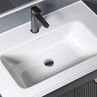 Set Di Mobili Da Bagno Con Lavabo Mario 60cm Grey