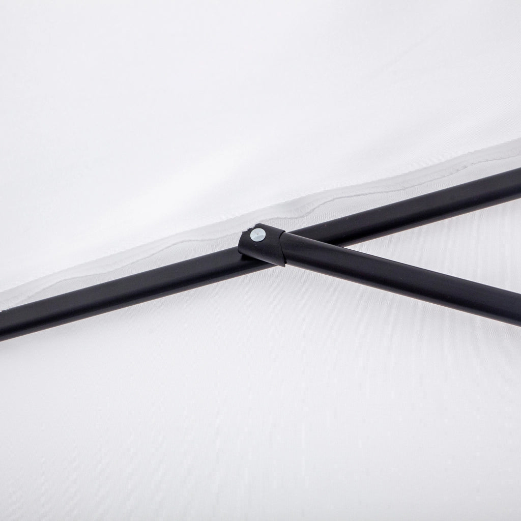 Ombrellone da balcone ? 2,6 m ¨C zephmum ¨C crema, acciaio, poliestere