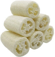 Scrubber per la pelle naturale - 6 pezzi - 10 cm - Prolungamento della durata - Spongia per la doccia