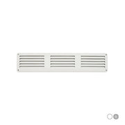 GRIGLIA DA SOVRAPPORRE IN METALLO CON RETE L. 300 X H. 60 MM- Alluminio Argento- FIRST- pezzi 1