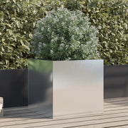 Fioriera Argento 49x47x46 cm in Acciaio Inox