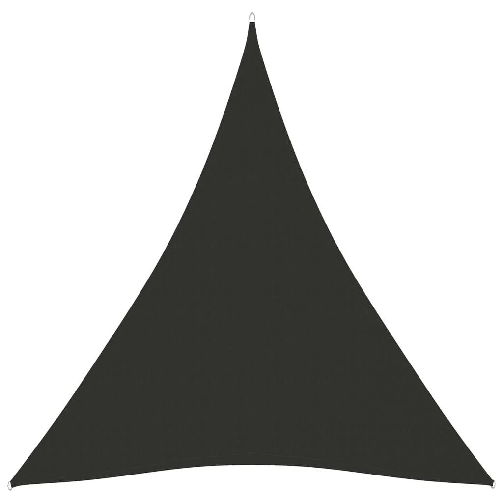 Vela ombreggiante triangolare 3 x 4 x 4 m in tessuto Oxford antracite 02_0009834