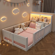 letto basso truciolare bianco 90 x 200 cm