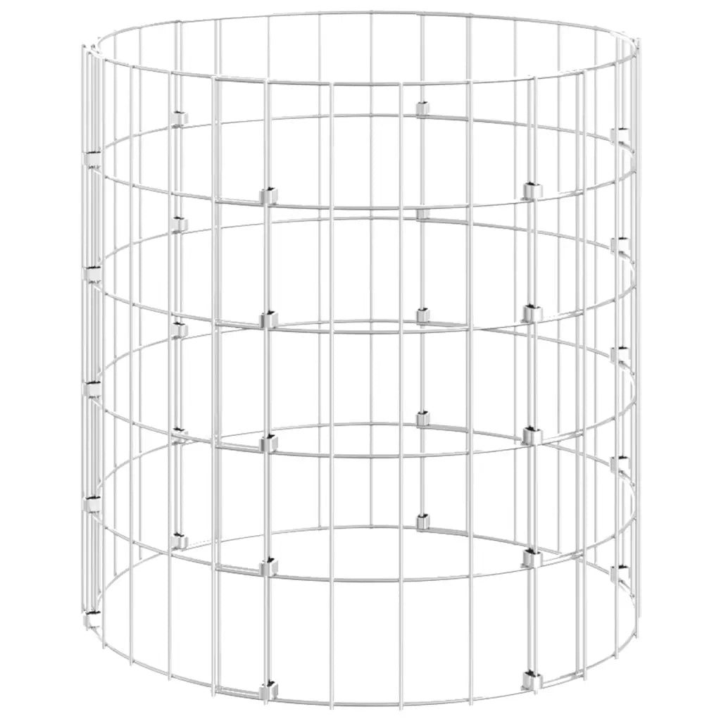 Compostiera da Giardino Ã˜50x50 cm in Acciaio Zincato cod mxl 54400