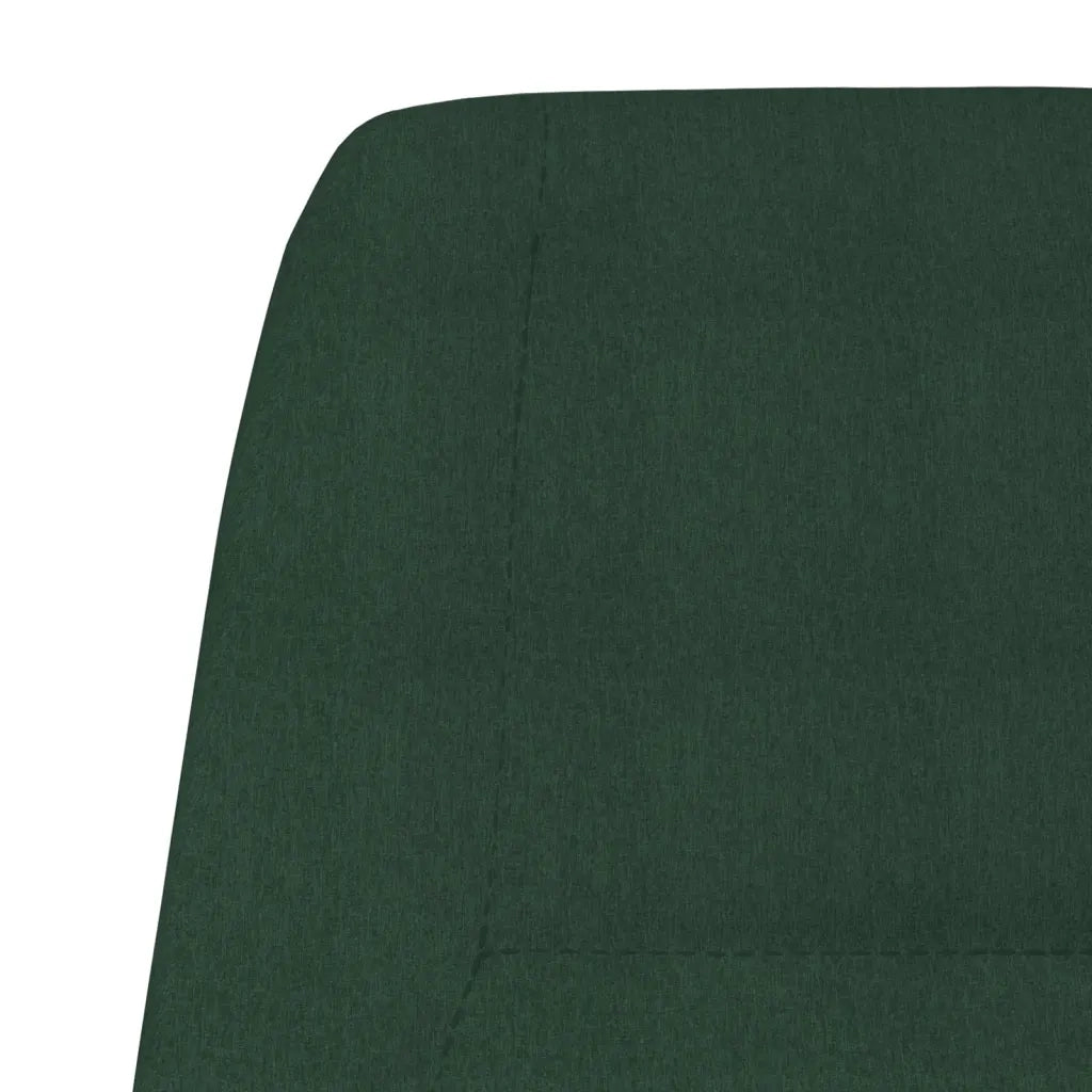 Sedia Relax Verde Scuro in Tessuto 341388