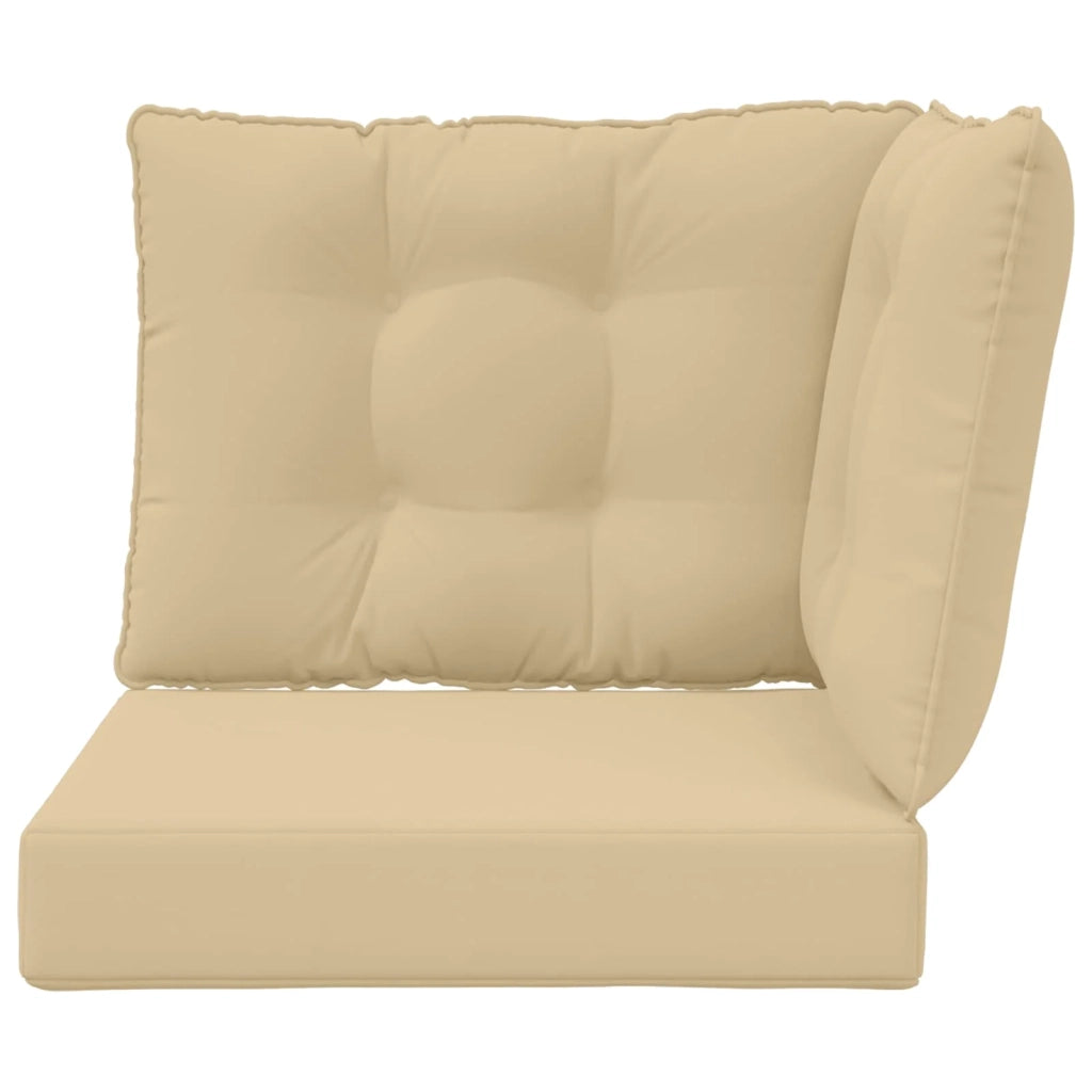 Cuscino per divano da esterno 3 pcs Beige Poliestere