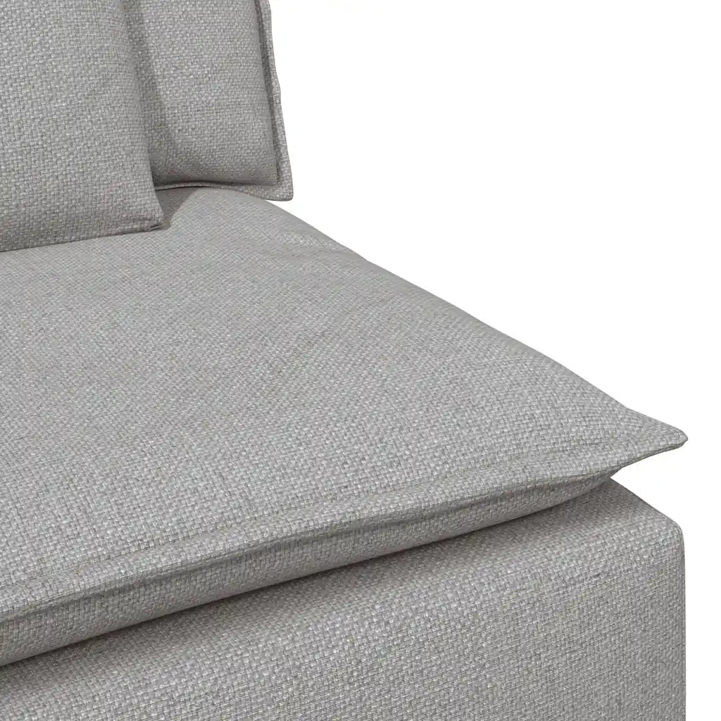 Divano Modulare con Cuscini Grigio Nuvola CFW4995196