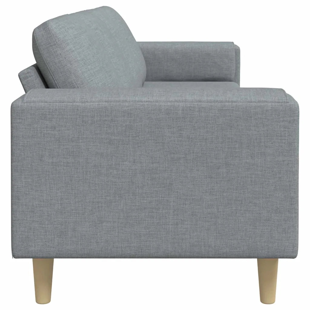 Set di divani Grigio chiaro Tessuto