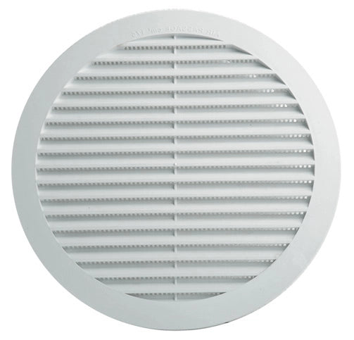 GRIGLIA AERAZIONE PLASTICA D 120 MM- 25,0 pz