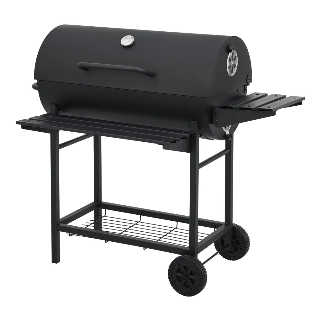 Carrello barbecue a carbonella 95 x 108 x 61 cm nero 03_0009211