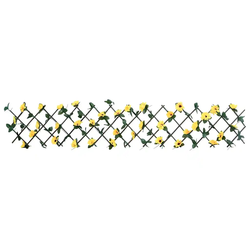 Traliccio Edera Artificiale Espandibile Giallo 180x20 cm CFW5754340