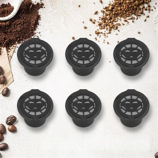 Filtro per Capsule di Caffè Reutilizzabile - 304 Acciaio Inossidabile - Resistente al Lavastoviglie - Effetto di Aria Ermetico - Facile da Utilizzare - Progettato per la Durata - Filtro per Capsule di Caffè