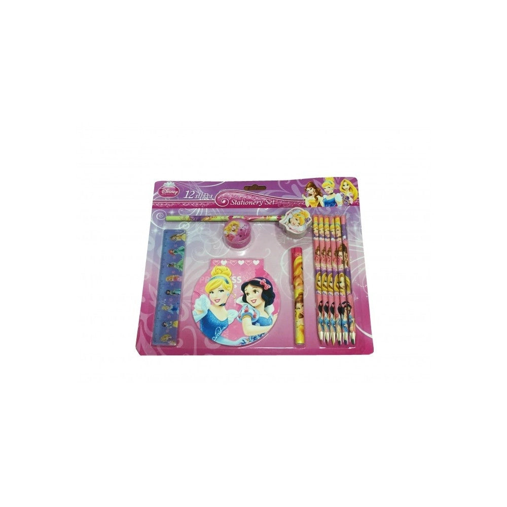 Trade Shop - Set Cancelleria Scuola 12 Pezzi Con Personaggi Disney Stationary Set In Blister -