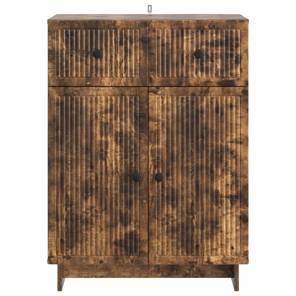 Credenza Rovere Fumo 66 x 34,5 x 90 cm Legno ingegnerizzato
