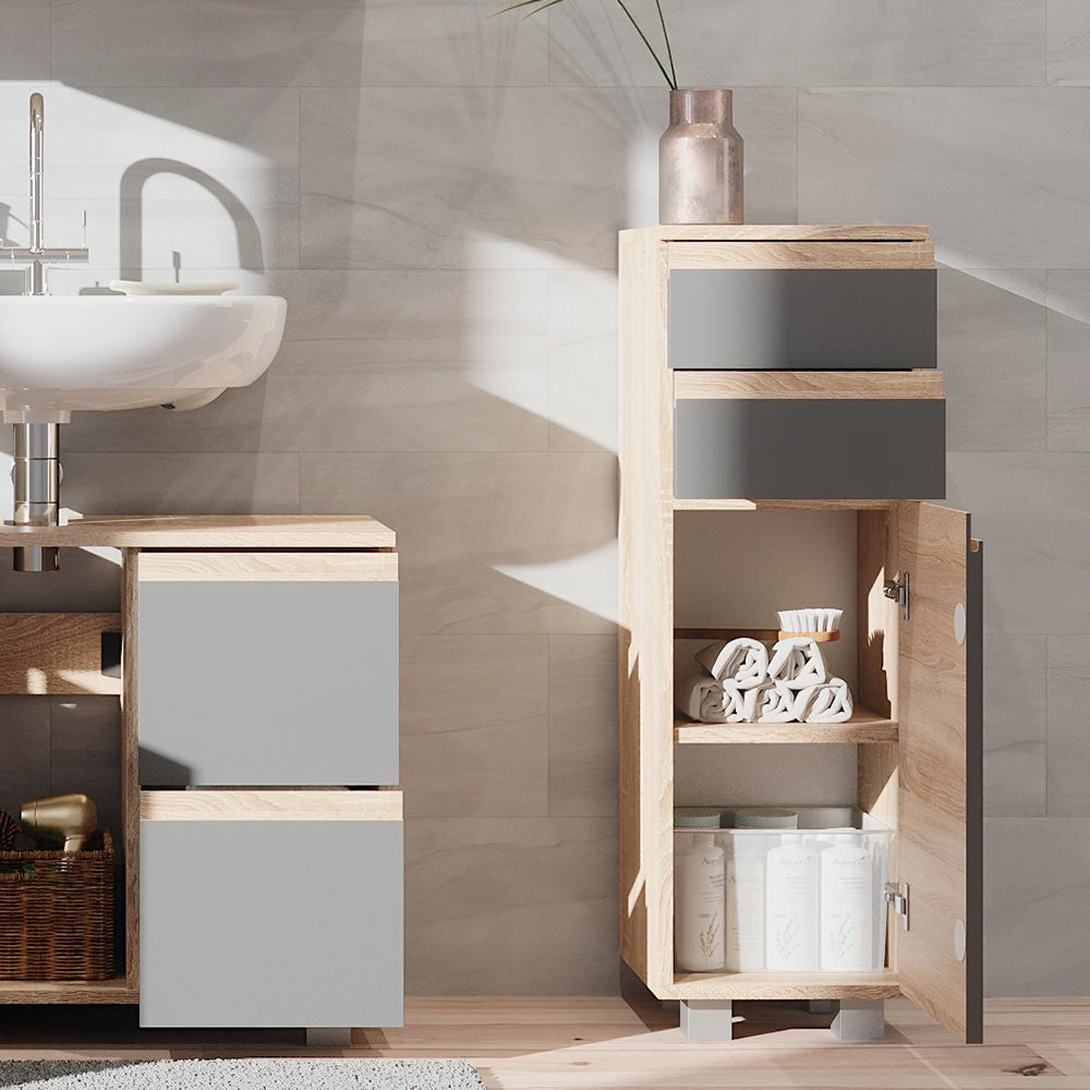 Vicco Mobiletto bagno Sonoma 30 x 95 cm