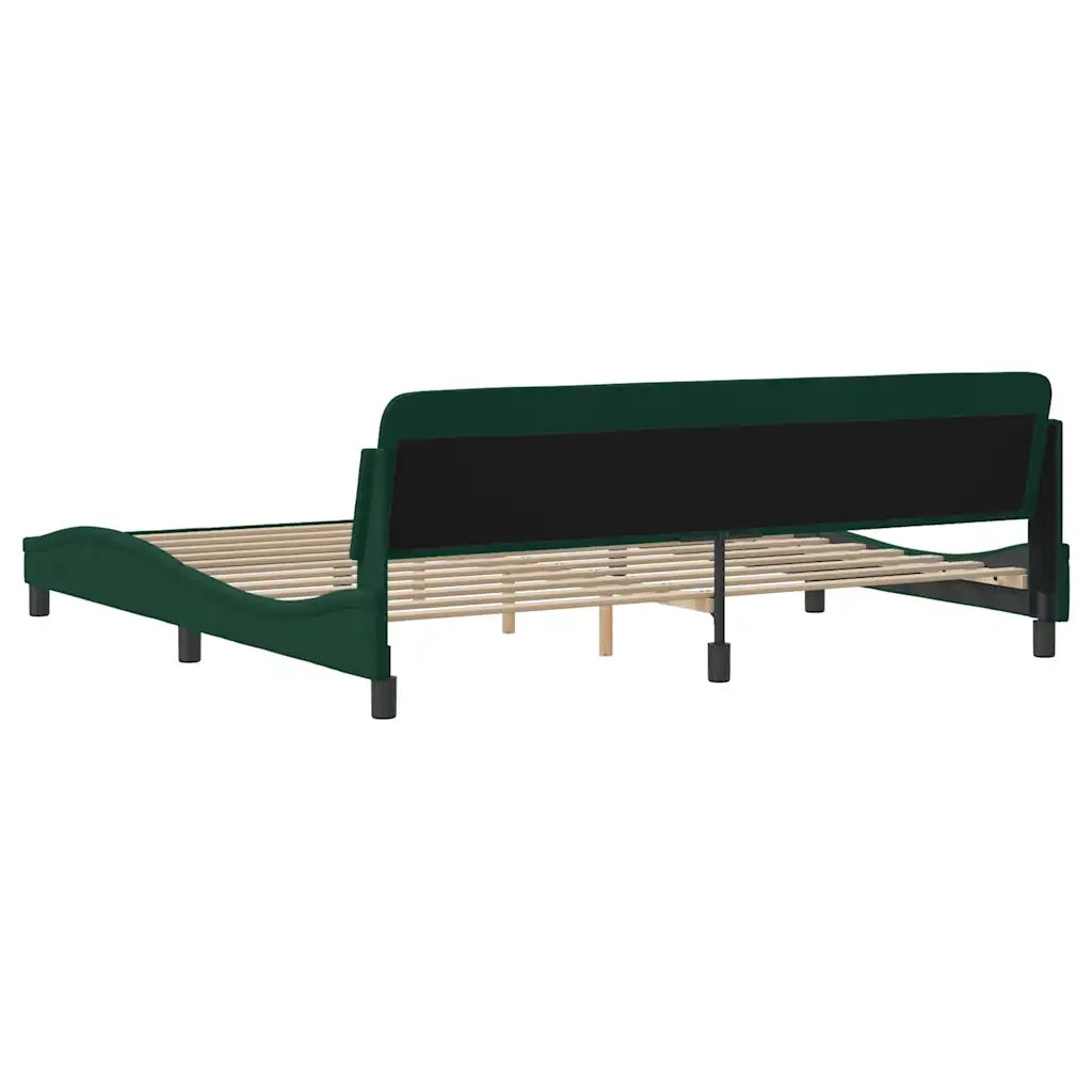Giroletto Dover Verde Scuro 200x200 cm in Velluto 373255
