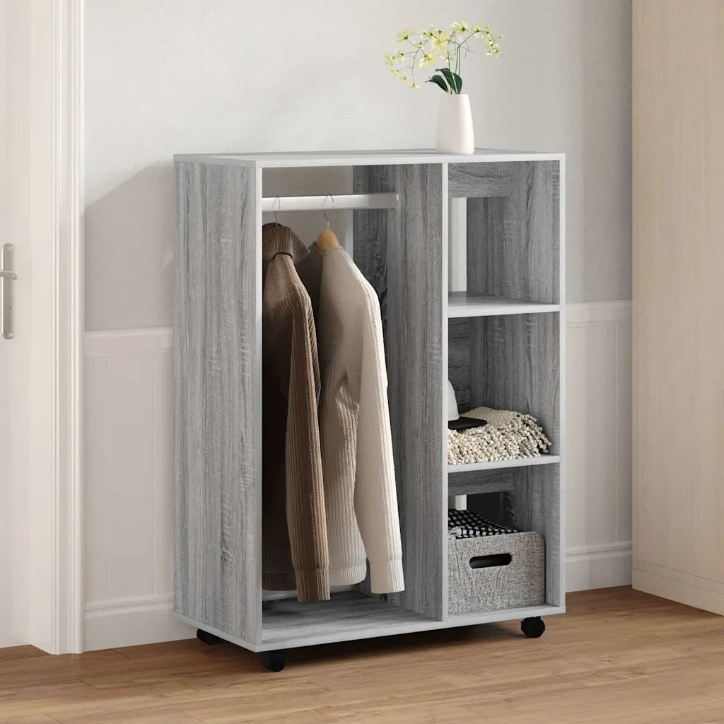 Armadio Grigio Sonoma 80x40x110 cm in Legno Multistrato CFW7455838