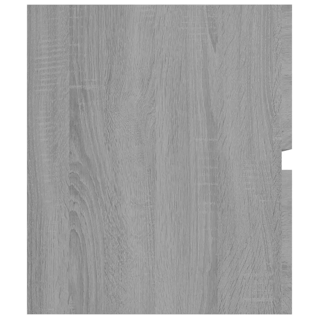 Mobile Sottolavabo-Armadietto da bagno Grigio Sonoma 90x38,5x45cm Legno Multistrato