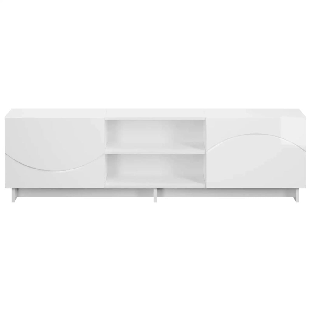 Supporto TV 140 x 34.5 x 40 cm Bianco Lucido 8011490