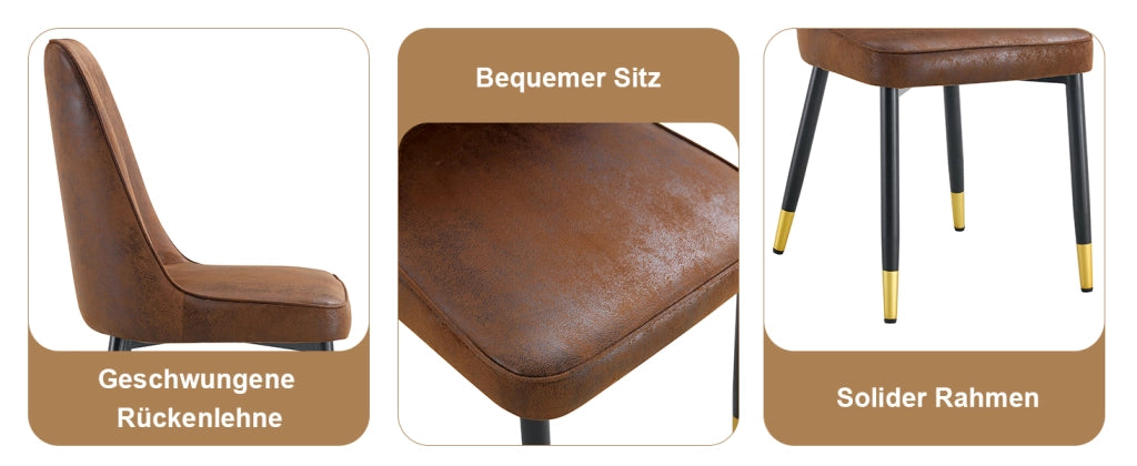 Tavolo da pranzo rotondo con 4 sedie, piano in MDF effetto legno, inserto in vetro e ripiano per cucina e soggiorno 100 cm