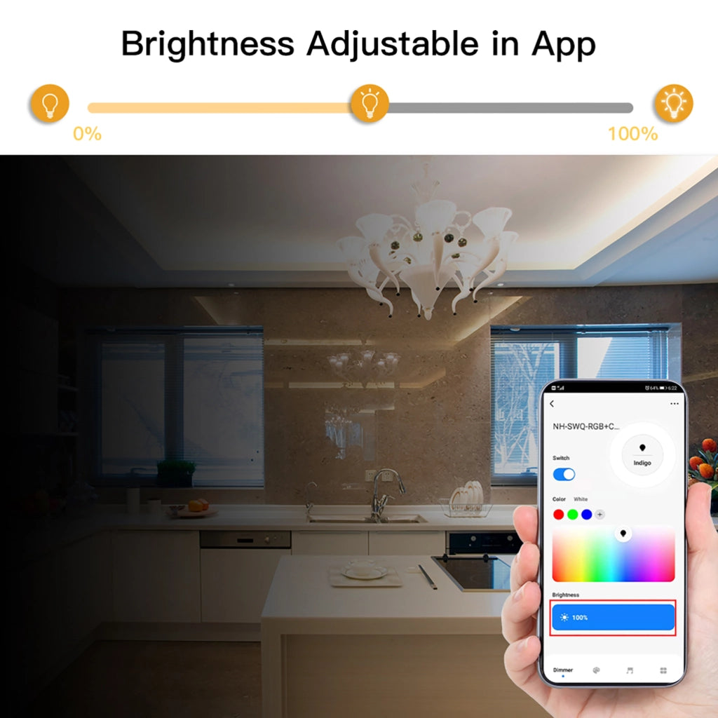 Centralina Led Controller, 6A/Canali, ZigBee 3.0, RGB+CCT, Max 12V e 24V, 15A, 2X100W, TUYA, Smart Life, 100X45X35mm, IP20