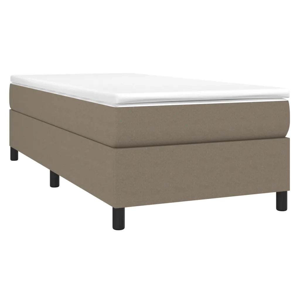 Giroletto a Molle con Materasso Tortora 90x190 cm in Tessuto cod mxl 33593