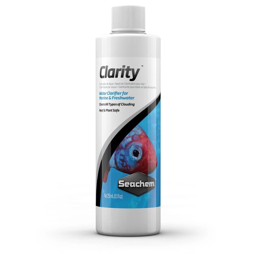 Seachem Clarity - Chiarificatore per Acqua Dolce e Marina Formato: 250 ml