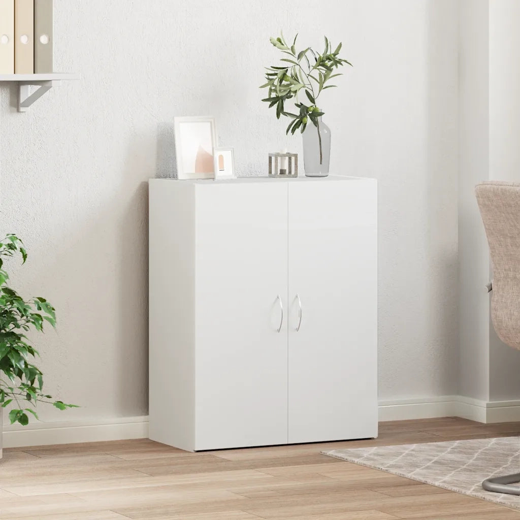 Schedario Bianco 60x32x77,5 cm in Legno Multistrato CFW5827451
